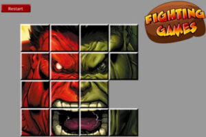 Red vs Green Hulk Sliding