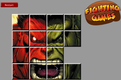 Red vs Green Hulk Sliding